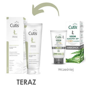 CUTIS Ł - ŁUSZCZYCA krem konopny 20% 120 ml