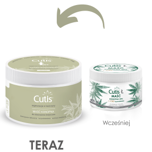 CUTIS - ŁUSZCZYCA maść konopna 20% 400 ml