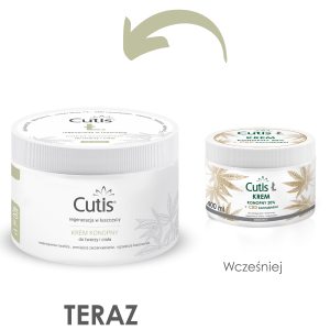 CUTIS Ł - ŁUSZCZYCA krem konopny 20% 400 ml