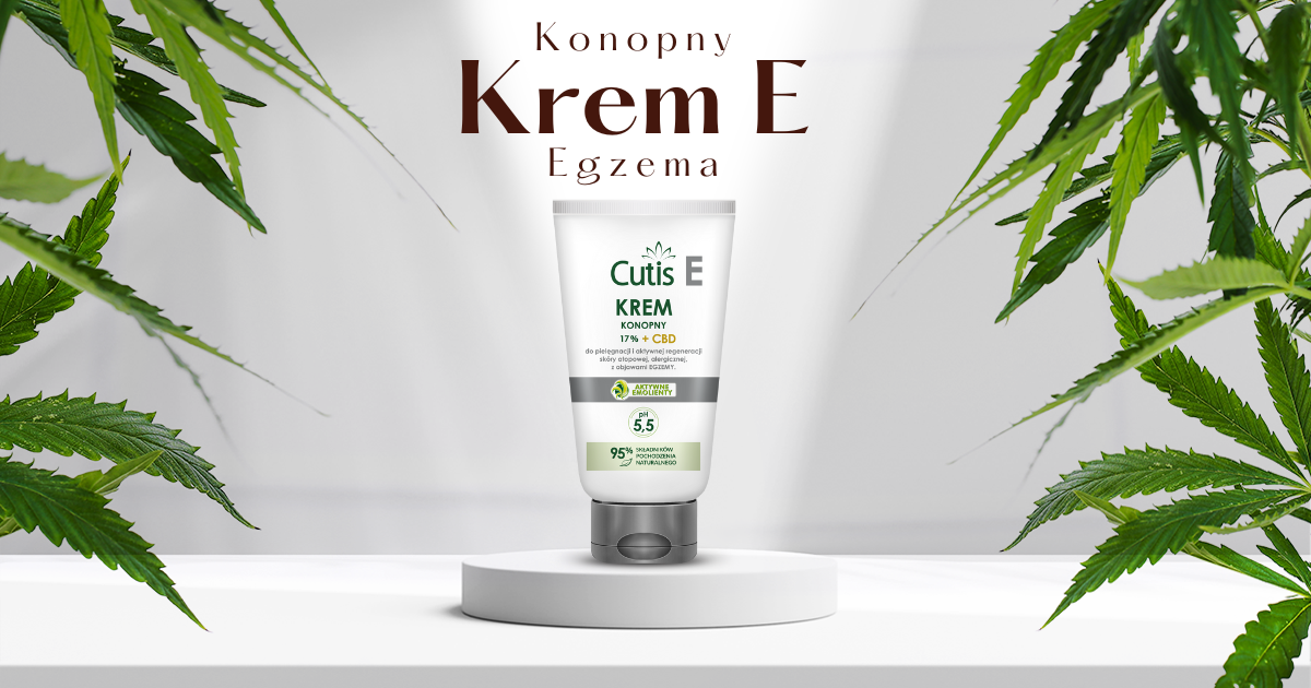 Poznajmy się - CUTIS E - krem konopny 17%