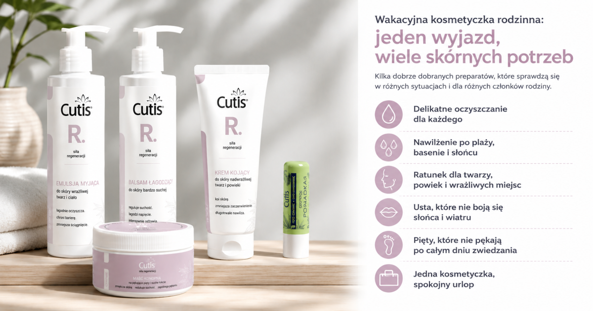 Wakacyjna kosmetyczka rodzinna: jeden wyjazd, wiele skórnych potrzeb