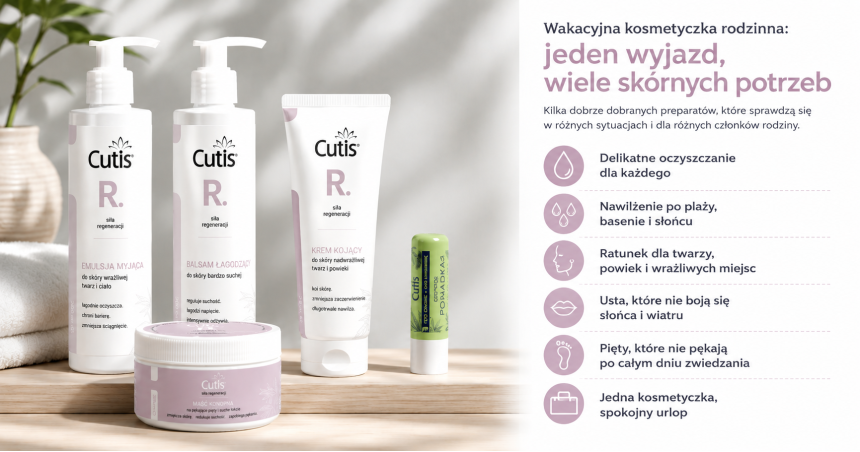 Wakacyjna kosmetyczka rodzinna: jeden wyjazd, wiele skórnych potrzeb